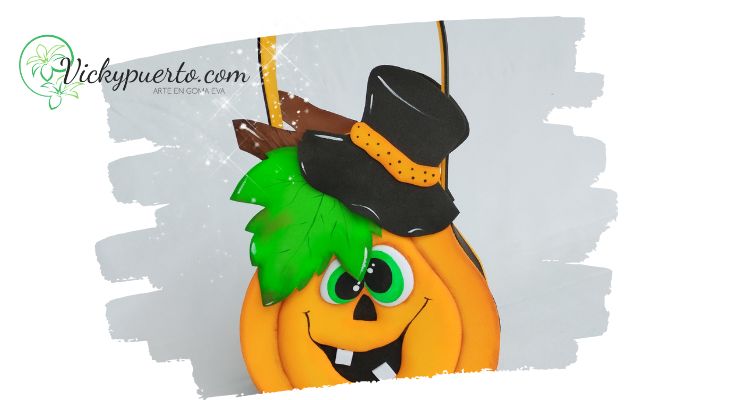 Dulcero para halloween calabaza feliz